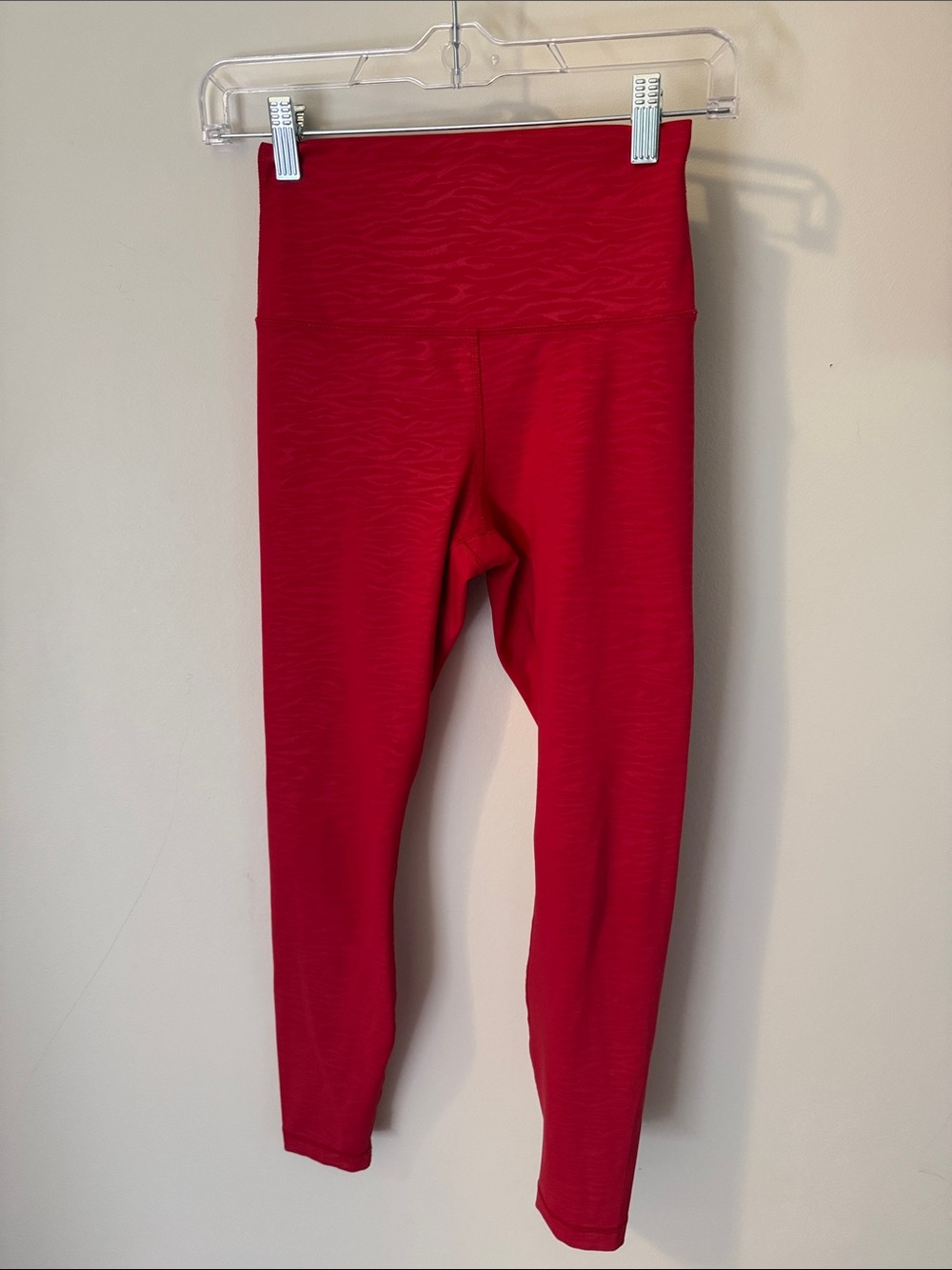90 Degree By Reflex Womens High-Waist zebra Red Leggings